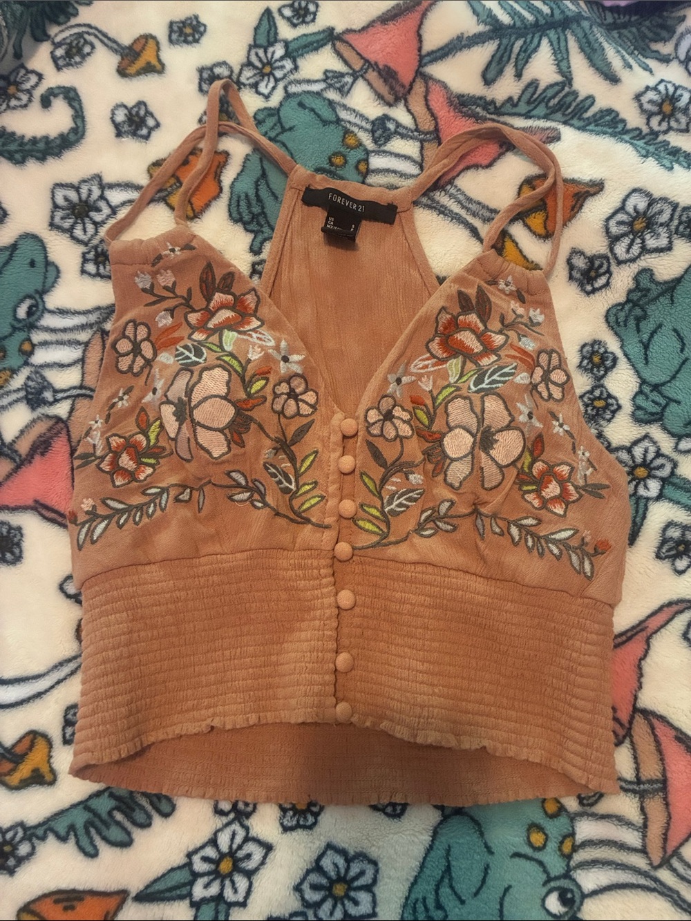 Forever 21 boho crop top